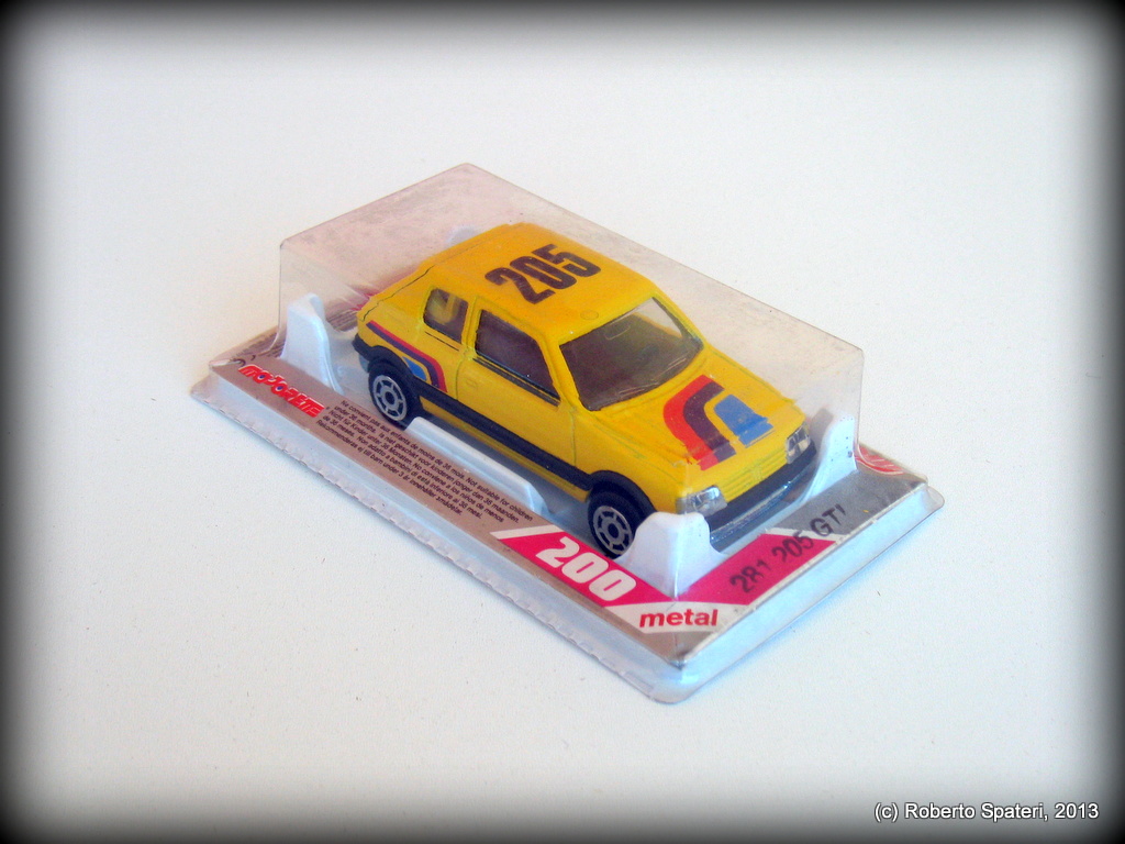 Majorette Peugeot 205 GTI (n.281-A)